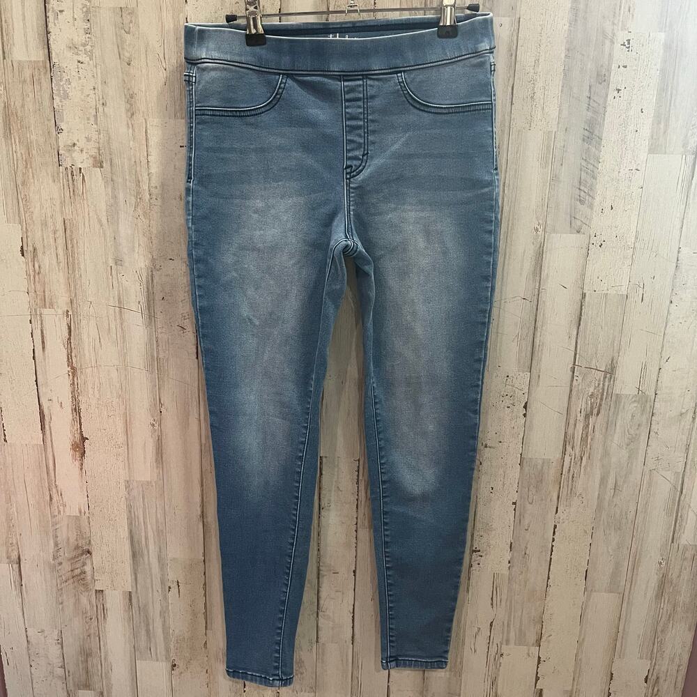 Style & Co Pull On Denim Jeggings Skinny Womens Size Medium Petite Ankle
